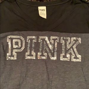 Pink long sleeve tee